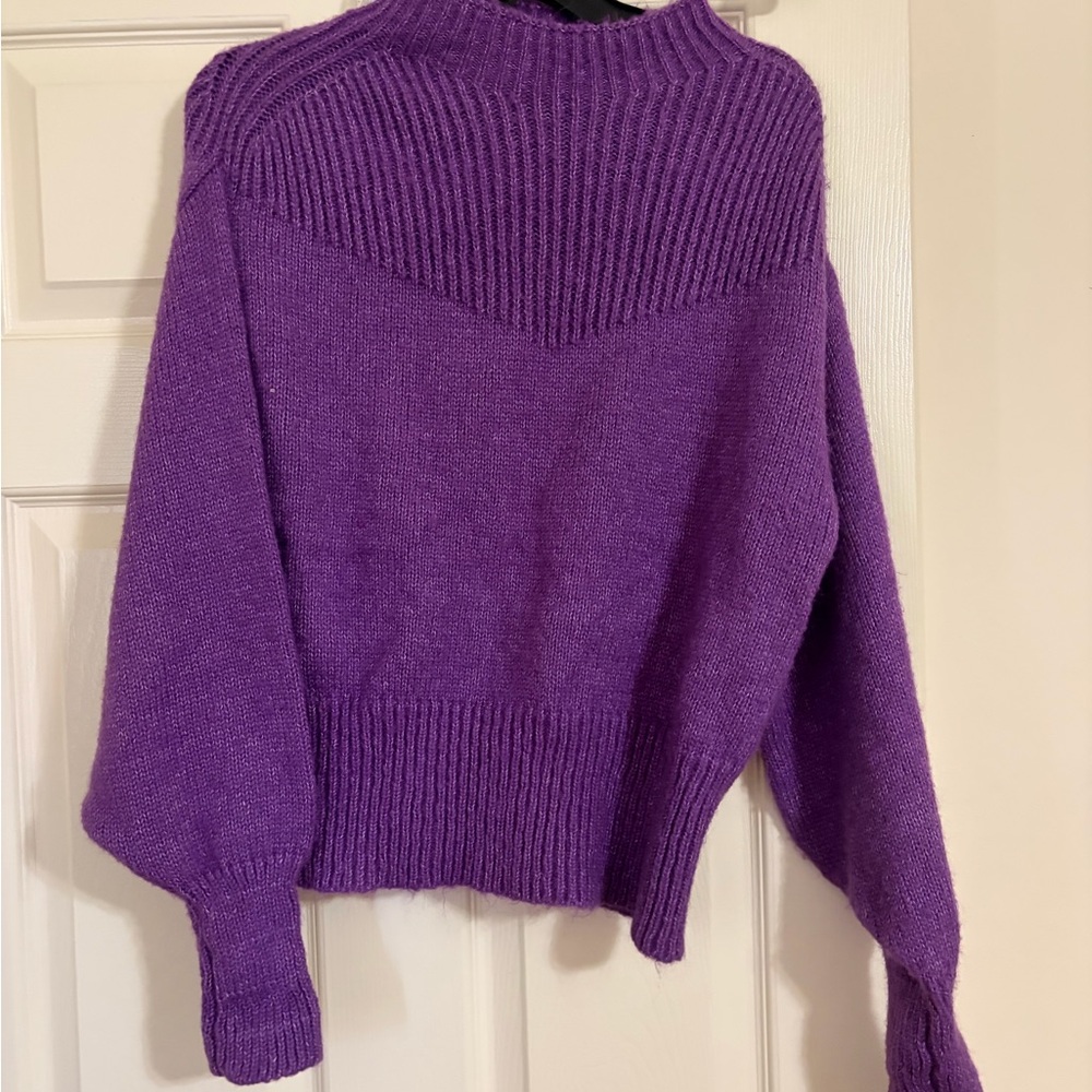 Zenana Outfitters Purple Sweater